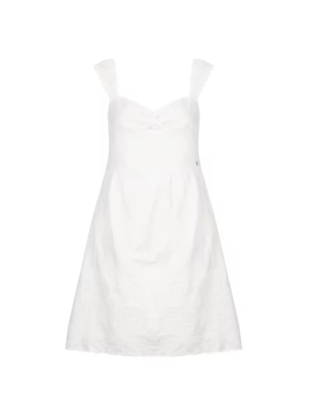Rochie mini Guess cu broderie alb