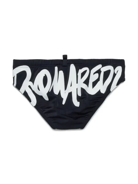Kąpielówki dziecięce Dsquared2 czarne
