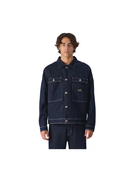 Stan Ray kurtka jeansowa Trucker Jacket granatowy przejściowa niebieska