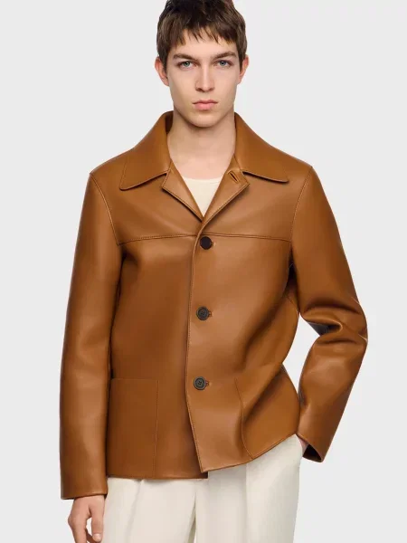 Кожаная куртка Sandro