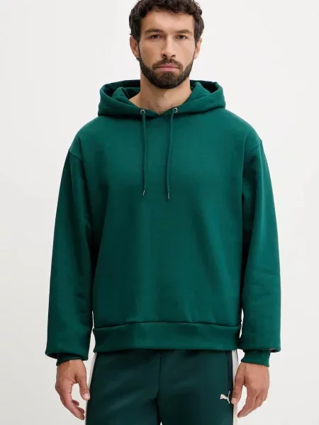 Geacă The North Face cu glugă verde