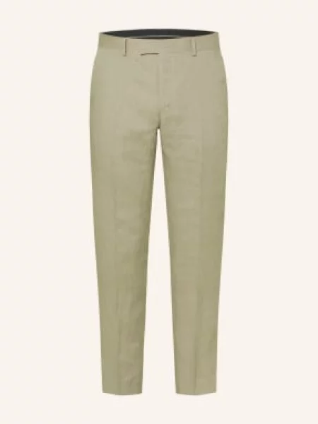 Tiger Of Sweden Kostýmové Kalhoty Tenuta Slim Fit Z Lnu mole