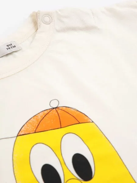 Bobo Choses лонгслів дитячий Bigtooth Lemon