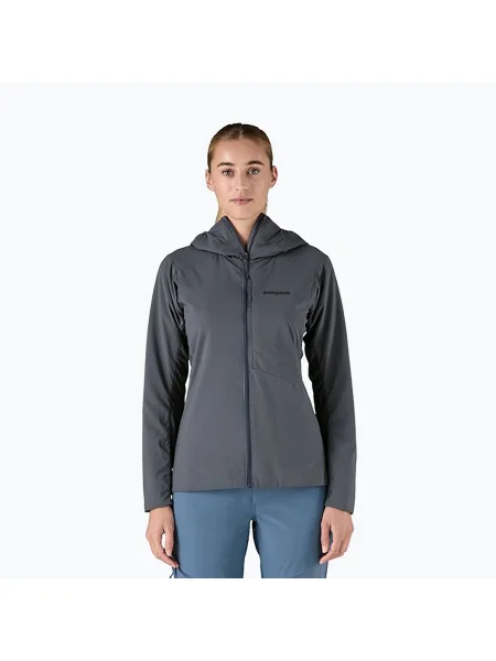 Női szigetelt dzseki Patagonia Nano-Air Ultralight Full-Zip Hoody smolder kék. Méret: L szürke
