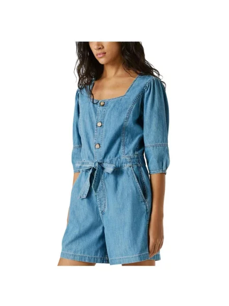 Salopetă de blugi Pepe Jeans albastru
