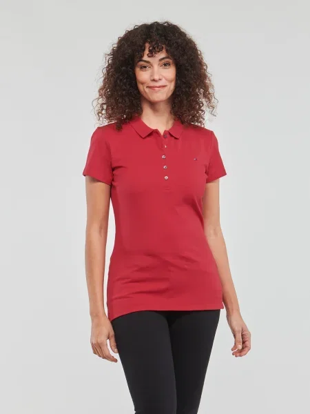 Polokošeľa Tommy Hilfiger červená