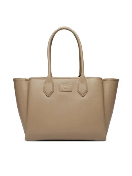 Geantă Emporio Armani Maro bej
