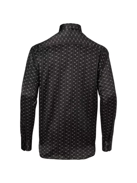 Lung cămașă Billionaire negru