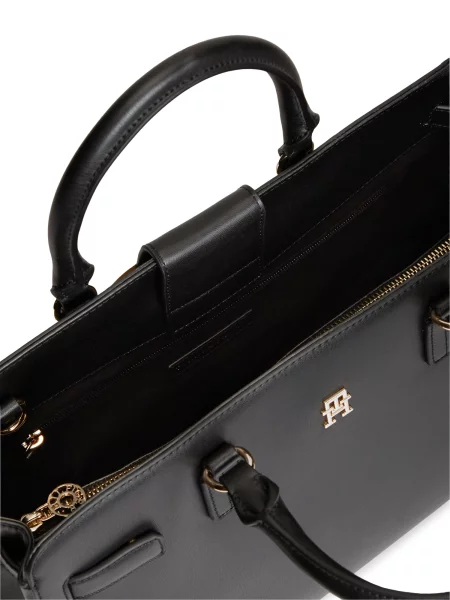 Kabelka Tommy Hilfiger Th Joy Satchel čierna