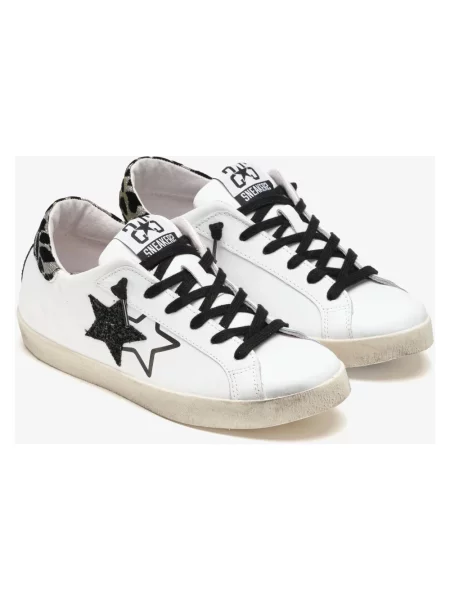 Sneakersy 2star skórzane białe
