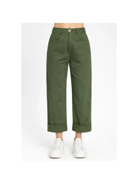 Spodnie Twinset zielone