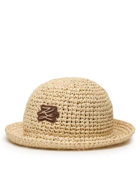 Klobuk KARL LAGERFELD bež