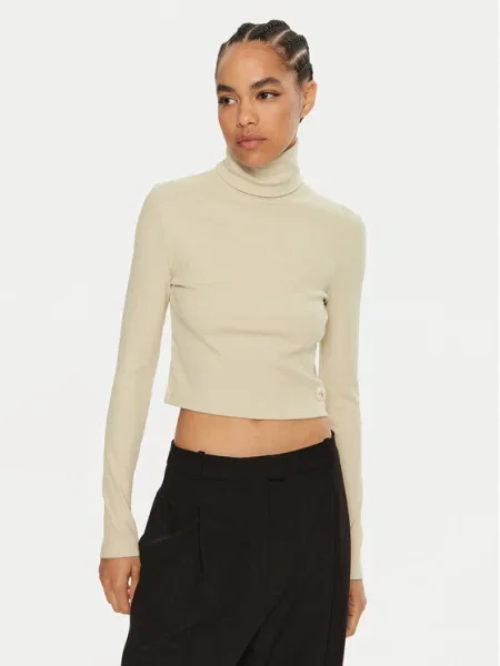 Тениска Calvin Klein Jeans с поло зелено