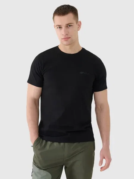 4F t-shirt koszulka M czarna