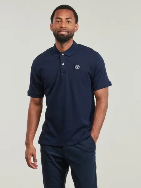 Polokošeľa Jack & Jones modrá