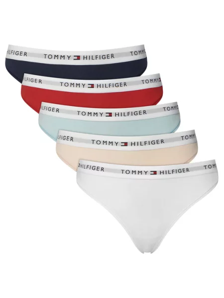 Tommy Hilfiger Underwear Tangice marine / pastelno modra / pastelno roza / rdeča bela