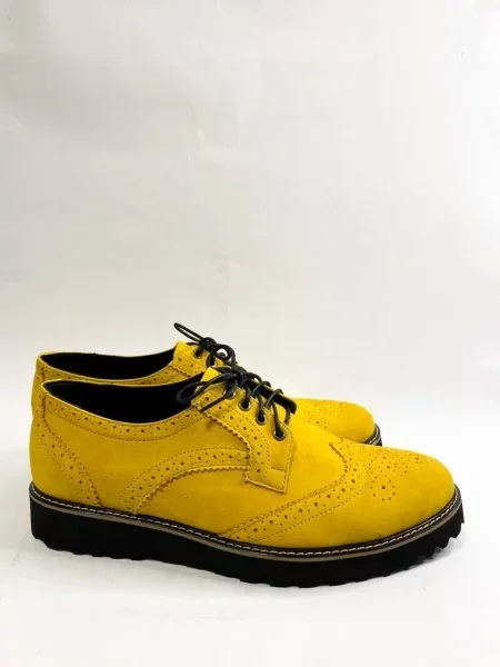 Legessy Броги ONYX_YELLOW Жовтий шкіра чорний