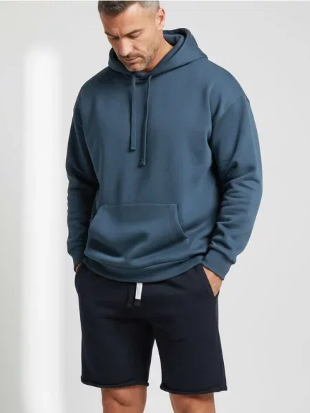 Sinsay Šortky slim fit námořnická modrá