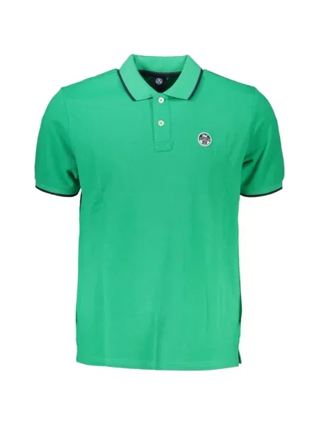Tricou polo North Sails cu autograf verde