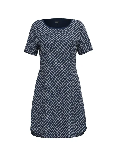 JOOP! Spalna srajca Cosy nočno modra bela