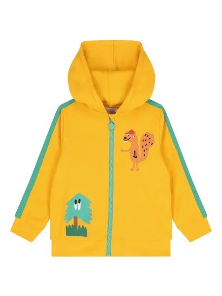 Bluza z kapturem dziecięca Stella Mccartney żółta