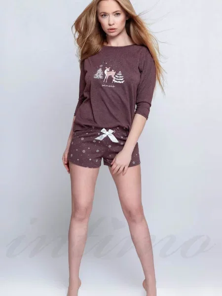 Пижама Sensis коричневая