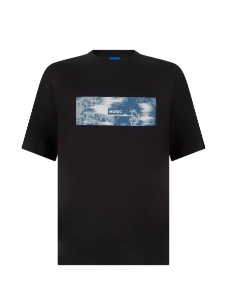 Tricou Boss din material terry negru