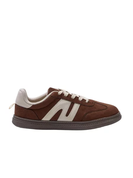 Sneakerși Trendyol maro