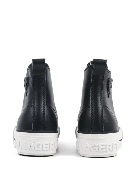 Top Karl Lagerfeld cu platformă negru