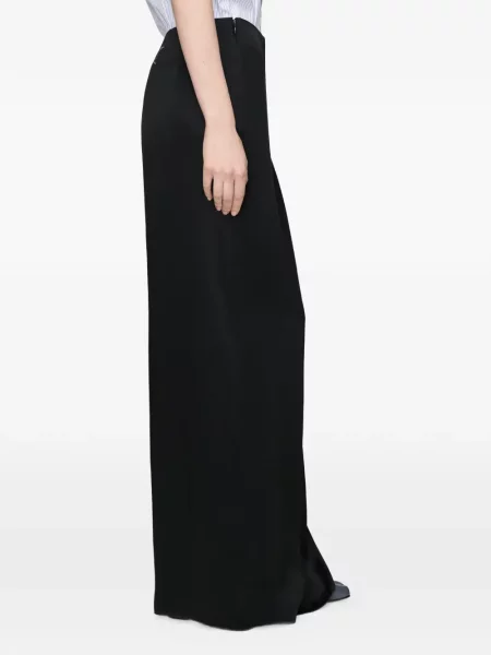 Fusta maxi Maison Margiela drapată negru