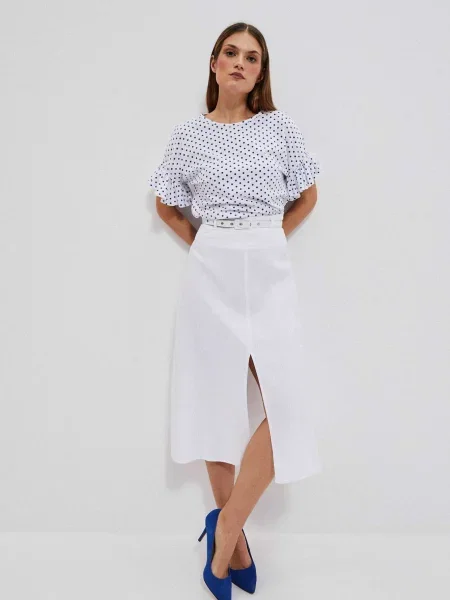 Spódnica midi Marisse biała