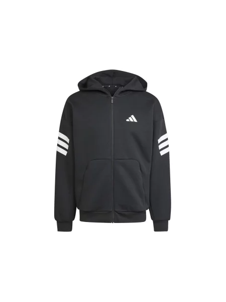 ADIDAS SPORTSWEAR Športová mikina so FI / biela čierna