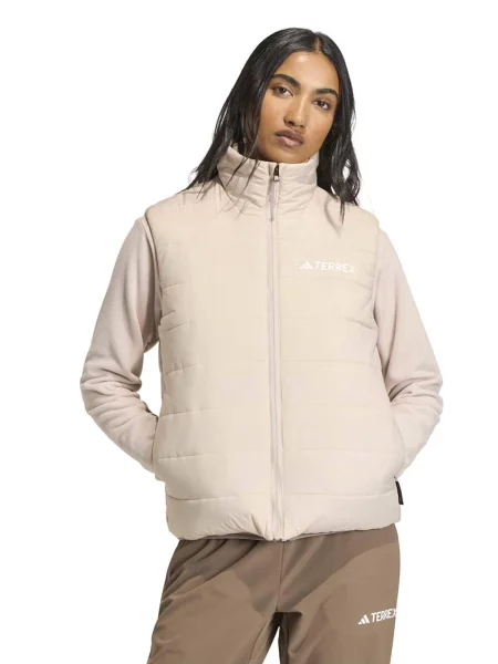 ADIDAS TERREX Vestă sport Essentials gri taupe alb