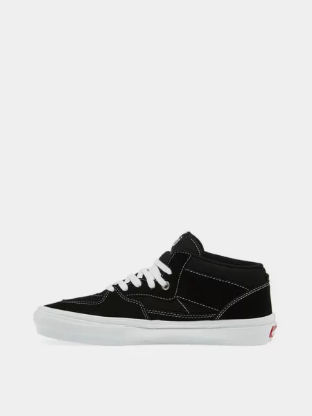 Кожаные кеды Vans черные