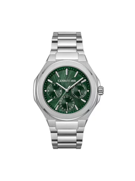 CERRUTI Analogové hodinky Function watch Lucardo Slim stříbrná