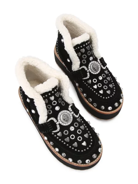 Замшеві чоботи Kurt Geiger London Mansion Cosy Boot чорний