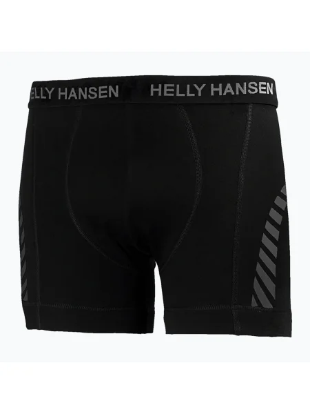 Boxeri termoactivi pentru bărbați Helly Hansen Lifa Merino black negru