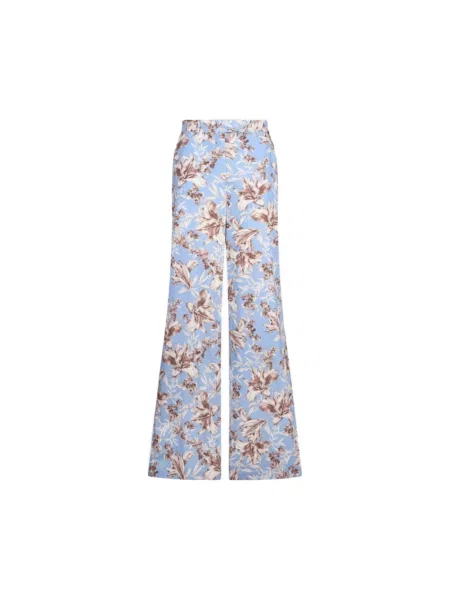 Wielobarwność spodnie palazzo Liu Jo popelinowe