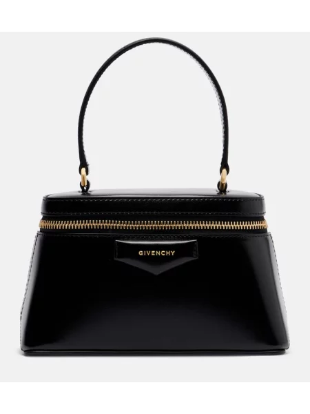 Geanta de piele Givenchy Antigona din piele negru