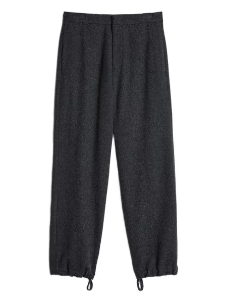 Pantaloni Jil Sander de lână gri