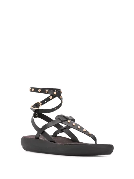 Sandale Ancient Greek Sandals cu tepi negru