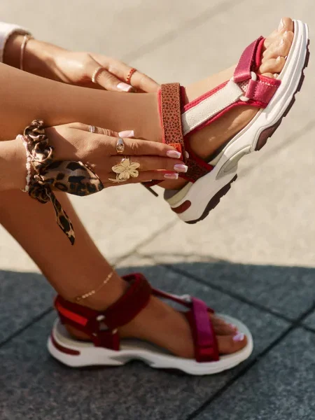 Sandále D.franklin na suchý zips