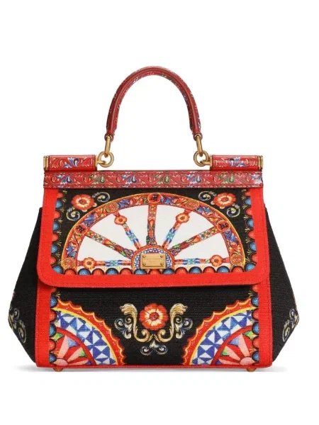 Geantă Dolce & Gabbana cu imagine negru