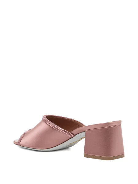 Papuci tip mules Rene Caovilla roz
