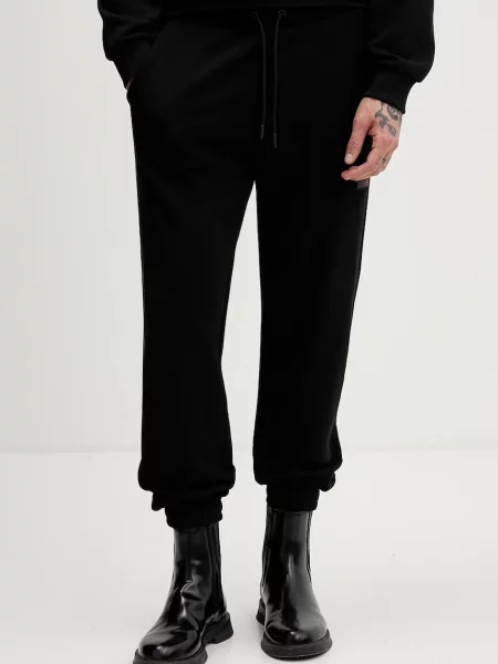 HUGO pantaloni de trening din neted negru