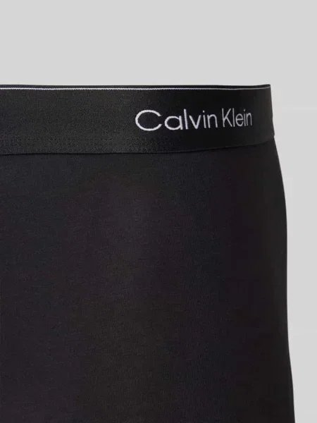 Majtki i obcisłe bokserki z elastycznym pasem z logo w zestaw 3 szt. Calvin Klein Underwear czarne