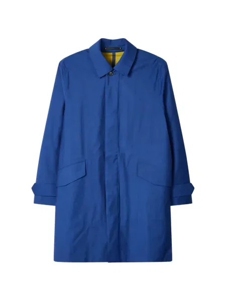 Palton Paul Smith cu glugă albastru