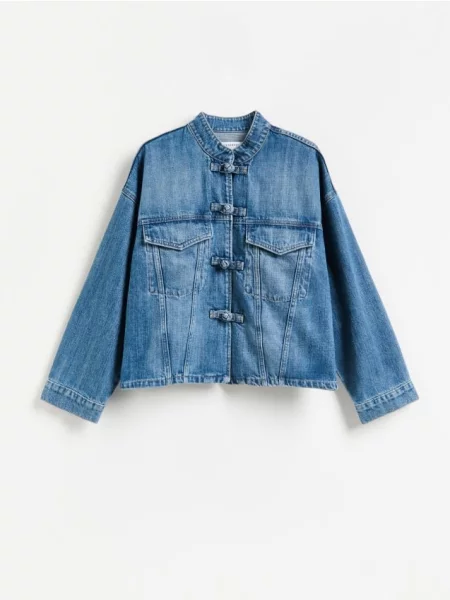 Reserved Geacă de blugi oversize albastru