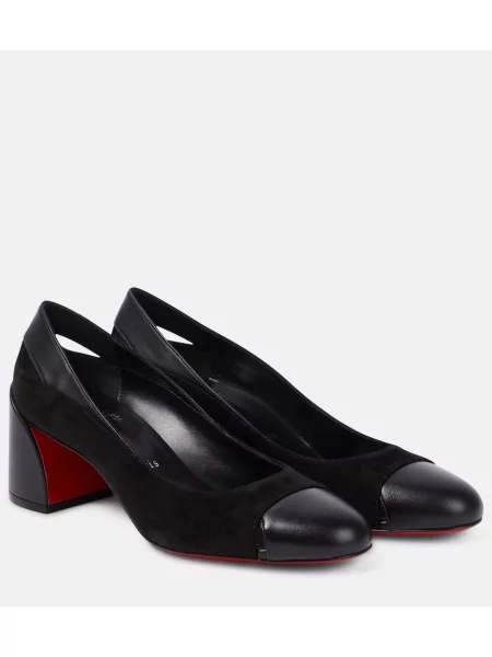 Pantofi cu toc Christian Louboutin din piele negru