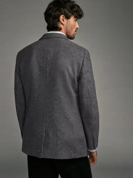 Next Sacou Business metalic gri